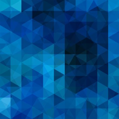 arka plan mavi üçgen, vektör çizim oluşan