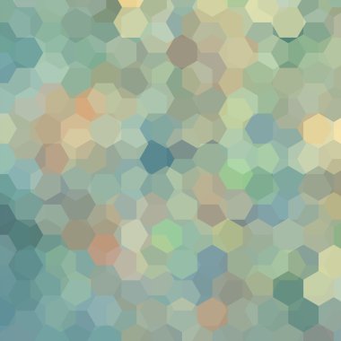 yeşil, kahverengi altıgenler ile soyut arka plan