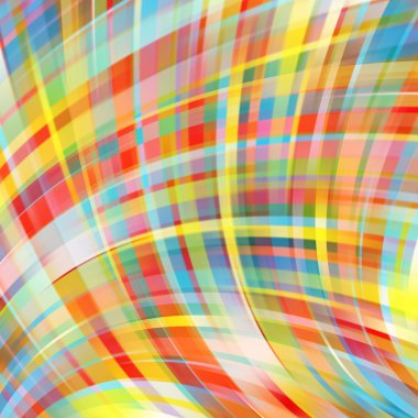 Colorful smooth light lines background. Red, yellow, blue, green colors