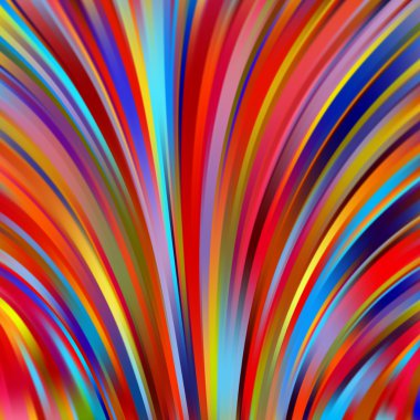 Renkli düz ışık çizgileri arka plan. Kırmızı, mavi, sarı renkler