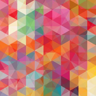 renkli üçgen oluşan arka plan