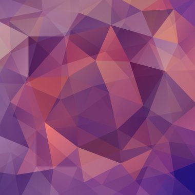 abstract background consisting of purple, orange triangles