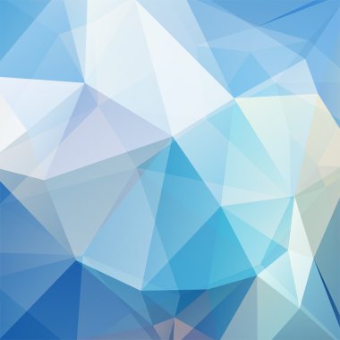 arka plan mavi, beyaz üçgen oluşan