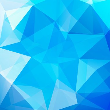 arka plan mavi, beyaz üçgen oluşan