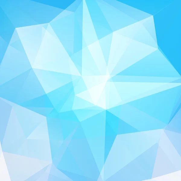 Абстрактный фон, состоящий из голубых треугольников, векторная иллюстрация — стоковый вектор