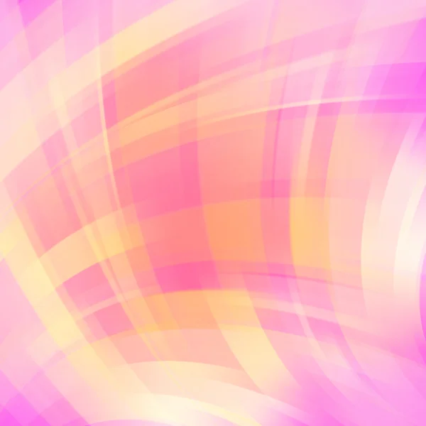 Colorful smooth light pink, yellow, orange lines background. Vector illustration. — ストックベクタ