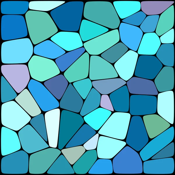 Sfondo astratto costituito da forme geometriche blu, illustrazione vettoriale — Vettoriale Stock