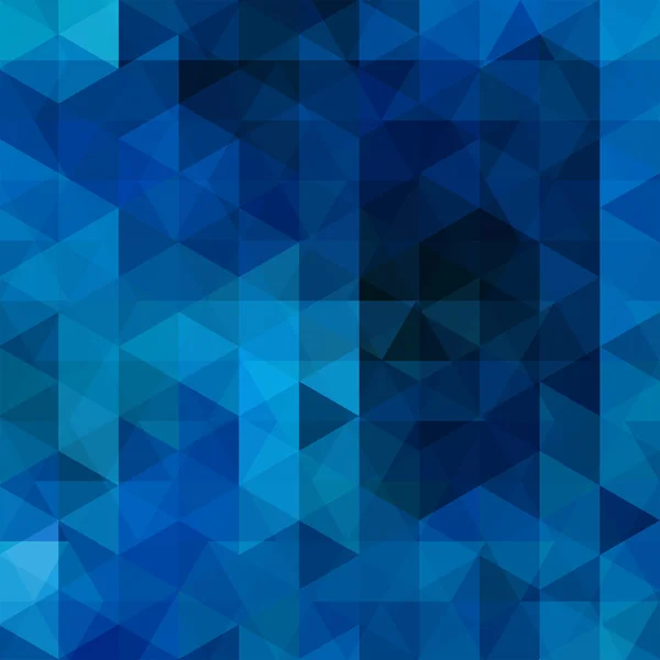 Sfondo astratto costituito da triangoli blu, illustrazione vettoriale — Vettoriale Stock