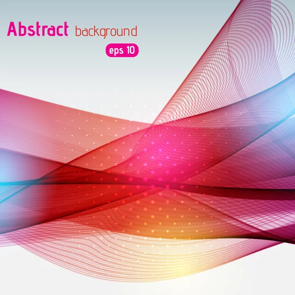 Colorful smooth light lines background. pink, red, blue, yellow colors
