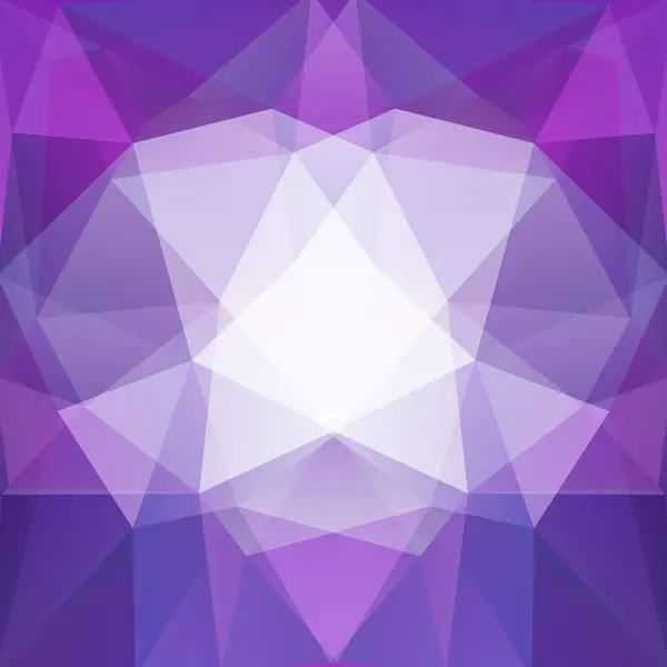 Fond abstrait composé de violet, rose, triangles blancs — Image vectorielle