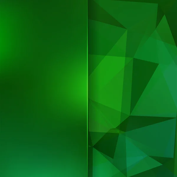 Абстрактний фон, що складається з темно-зелених трикутників — стоковий вектор