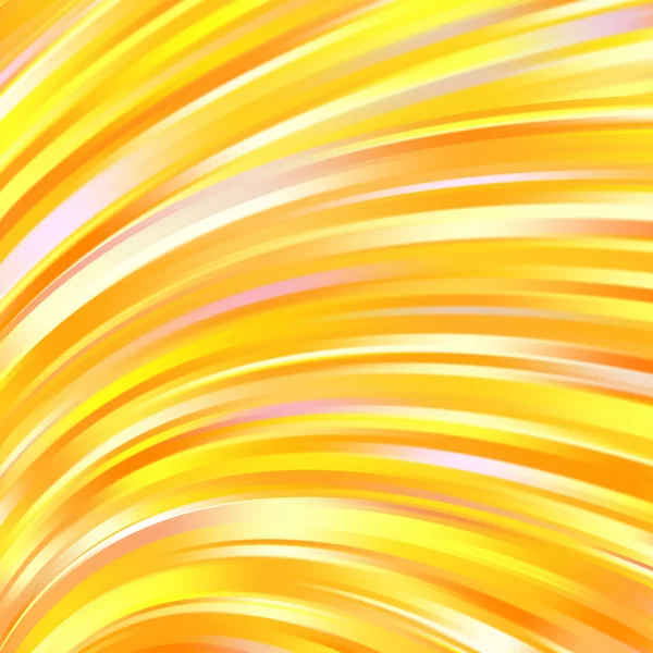 Colorful smooth light lines background. Yellow, white colors. — Stock Vector