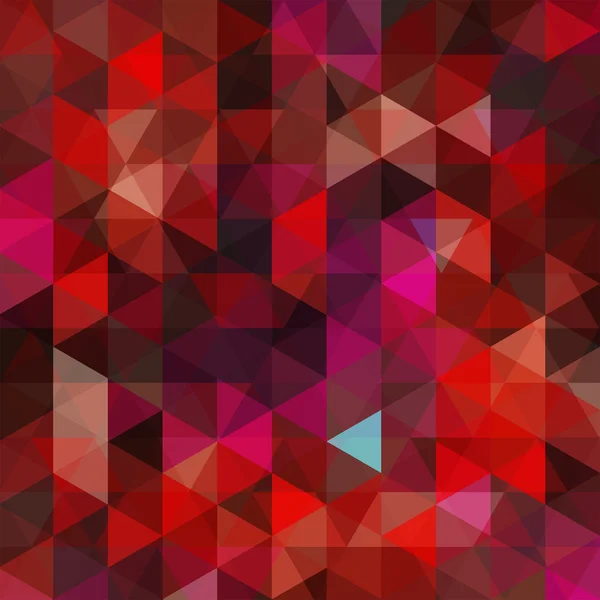 Abstracte achtergrond die bestaat uit donker rode driehoeken — Stockvector