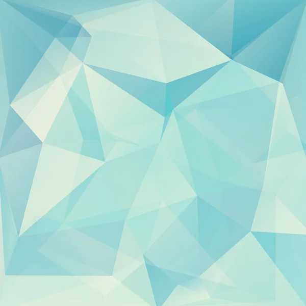 Fondo abstracto formado por triángulos azules claros — Vector de stock