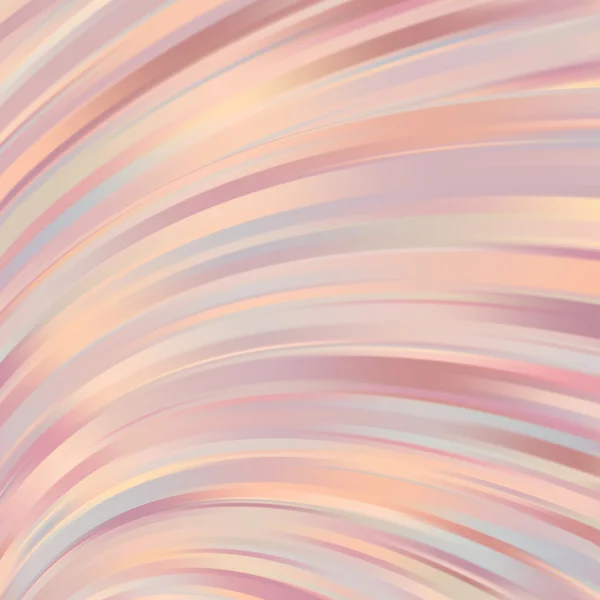 Coloridas líneas de luz lisa de fondo. Pastel rosa, colores beige — Vector de stock