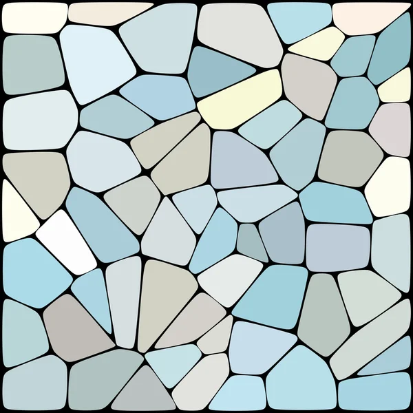 Abstrakter Hintergrund bestehend aus blauen, weißen geometrischen Formen — Stockvektor