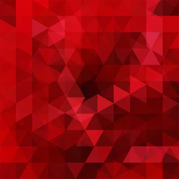 Sfondo astratto costituito da triangoli rosso scuro — Vettoriale Stock