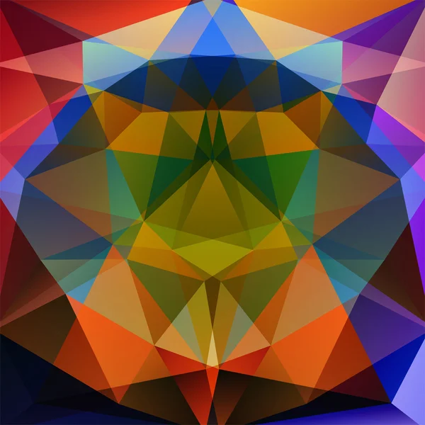 Fond abstrait composé de couleurs orange, vert, bleu, noir, rouge — Image vectorielle