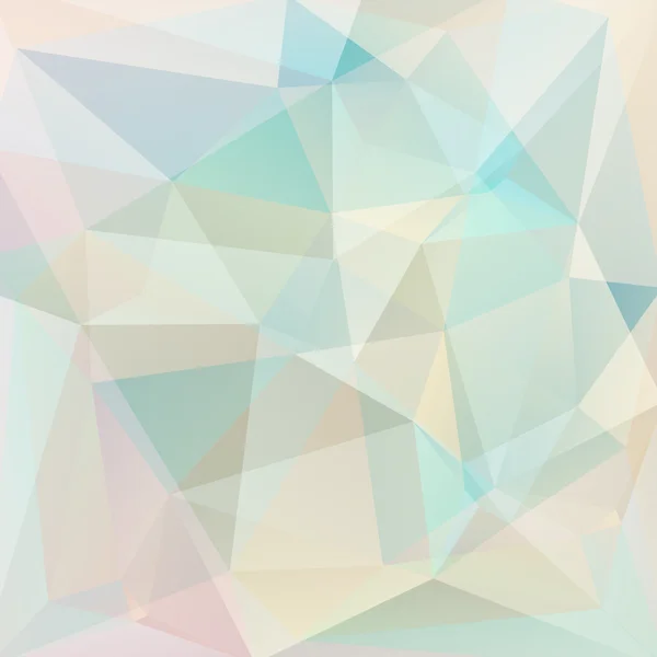 Abstract background consisting of beige, light green triangles — 图库矢量图片