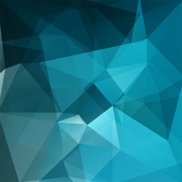 Abstract blue geometric polygon facet background mosaic — 图库矢量图片