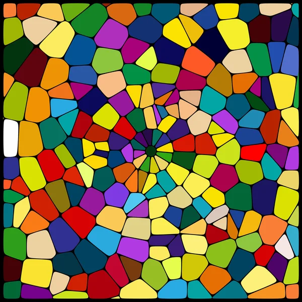 Abstraktní pozadí tvořené barevné geometrické tvary — Stockový vektor