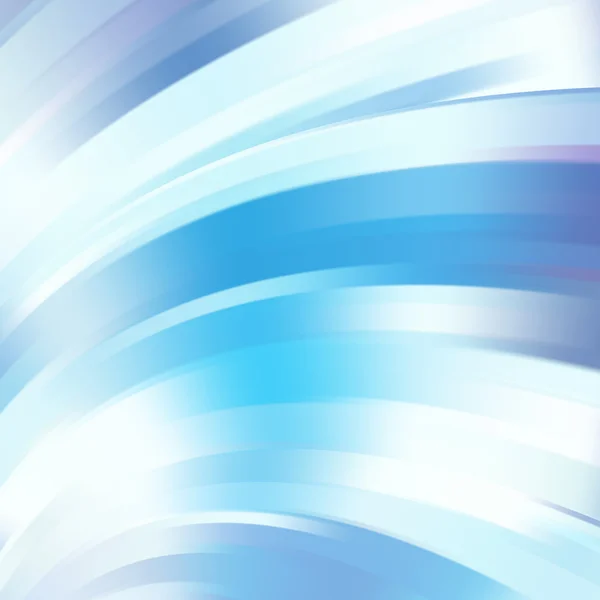 Fond de lignes lumineuses lisses colorées. Blanc, couleurs bleues — Image vectorielle