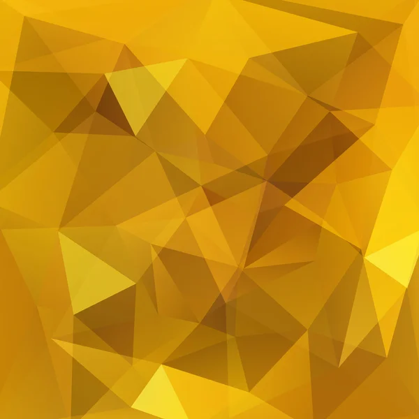 Абстрактный фон из золотых, желтых треугольников — стоковый вектор