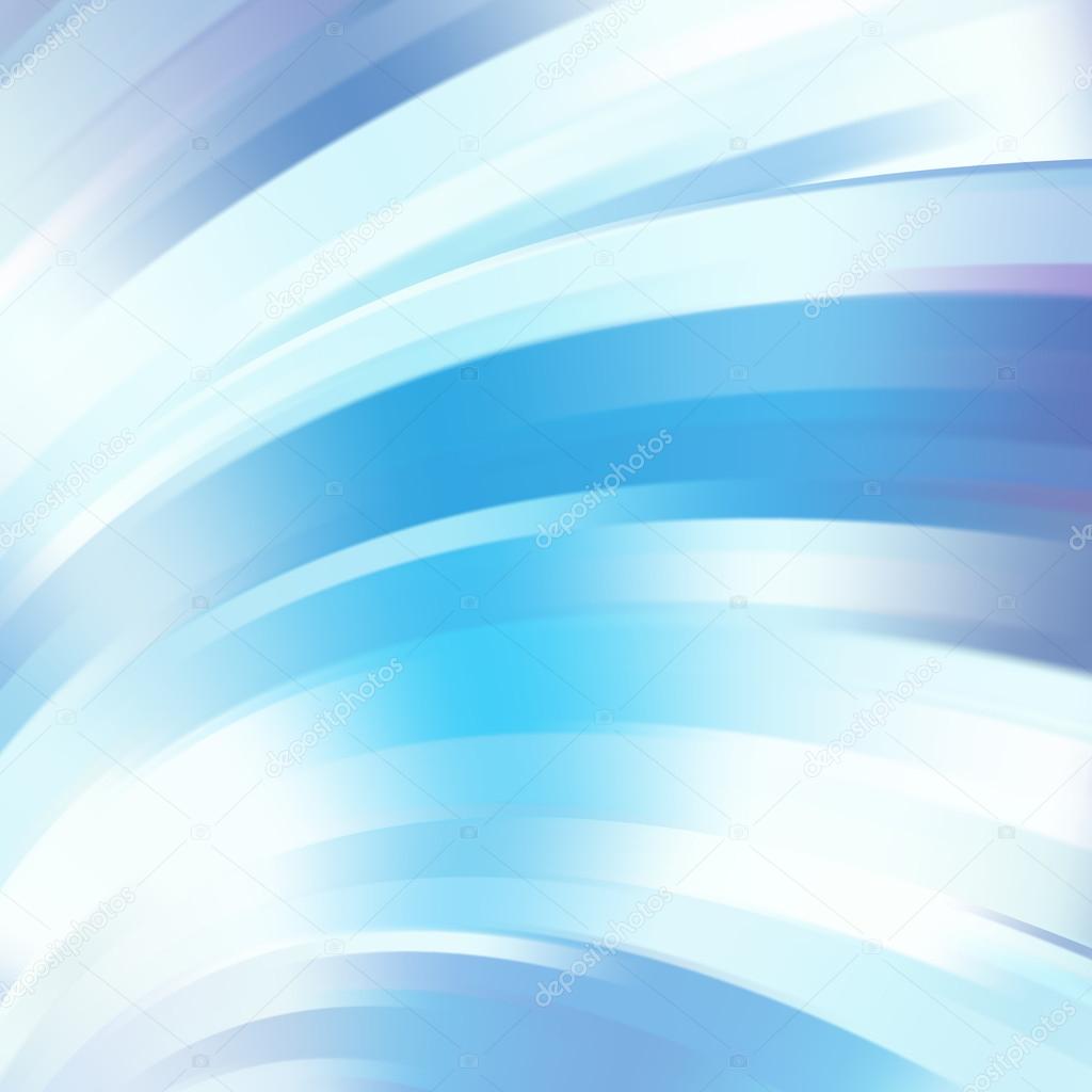 Colorful smooth light lines background. White, blue colors