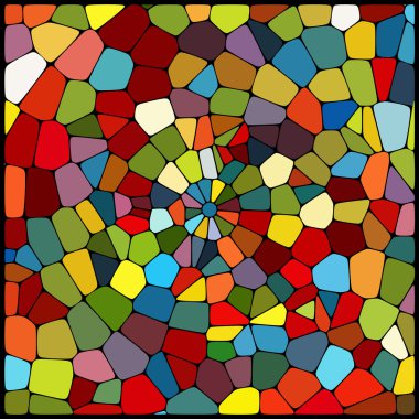 renkli geometrik şekiller oluşan arka plan