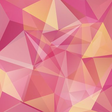 pembe, turuncu üçgen oluşan arka plan