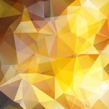 Sarı Üçgen, vektör çizim oluşan arka plan