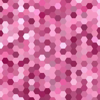 abstract background consisting of pink hexagons, vector illustration