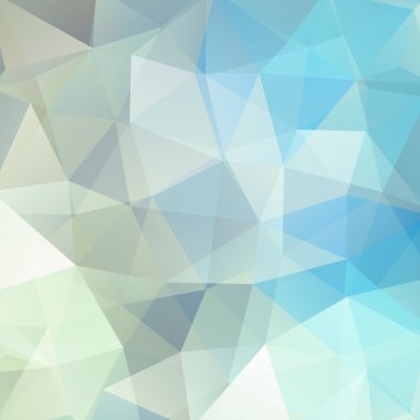 arka plan beyaz, mavi, yeşil, gri üçgen oluşan