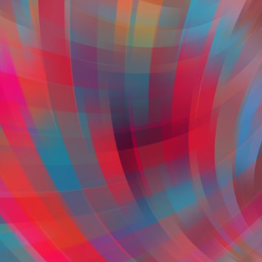 Renkli düz ışık çizgileri arka plan. Kırmızı, mavi renkler. Vektör