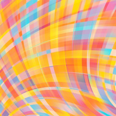 Renkli düz ışık çizgileri arka plan. Sarı, turuncu, mavi renkler