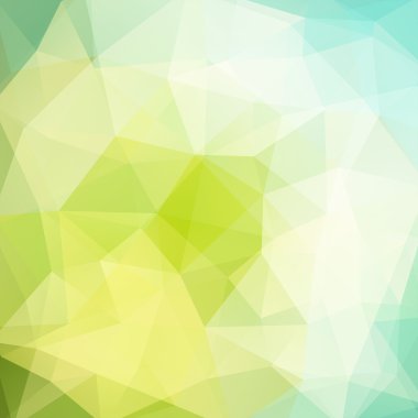 arka plan beyaz, mavi, yeşil üçgen oluşan