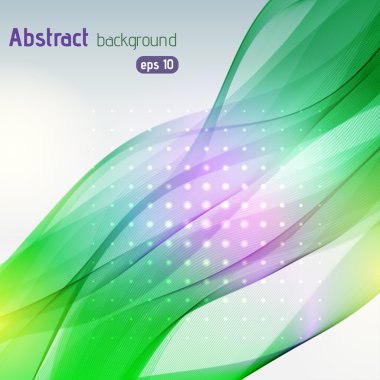 Renkli düz ışık çizgileri arka plan. Yeşil, pembe, sarı renkler