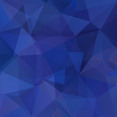 arka plan koyu mavi üçgen, vektör çizim oluşan