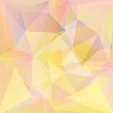 arka plan sarı, turuncu üçgenler, vektör çizim oluşan