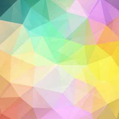 pastel üçgen, vektör çizim oluşan arka plan