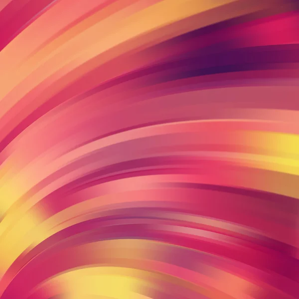 Colorat linii de lumină netedă fundal. Culori galbene, portocalii, roz — Vector de stoc