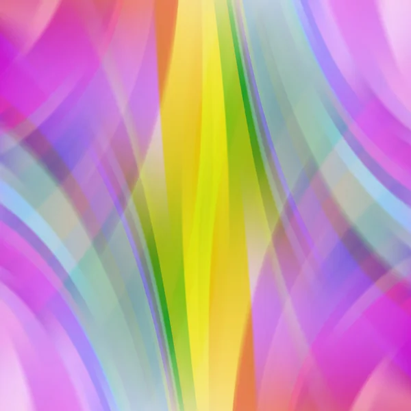Kleurrijke soepele lichte lijnen achtergrond. Geel, roze, blauwe kleur — Stockvector