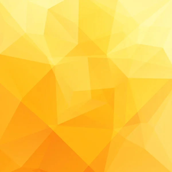 Abstract background consisting of yellow, white triangles — Stockový vektor