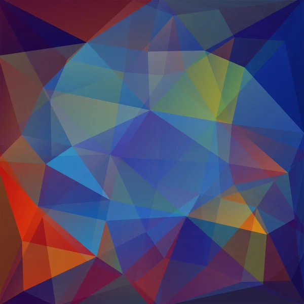 Abstract background consisting of dark blue triangles, vector illustration — Stock Vector