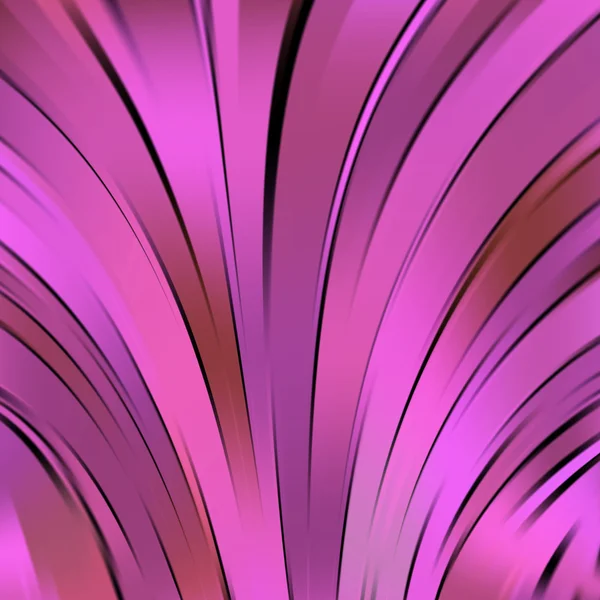 Fond de lignes lumineuses lisses colorées. Couleurs roses . — Image vectorielle