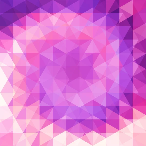 Sfondo astratto composto da triangoli bianchi, rosa — Vettoriale Stock