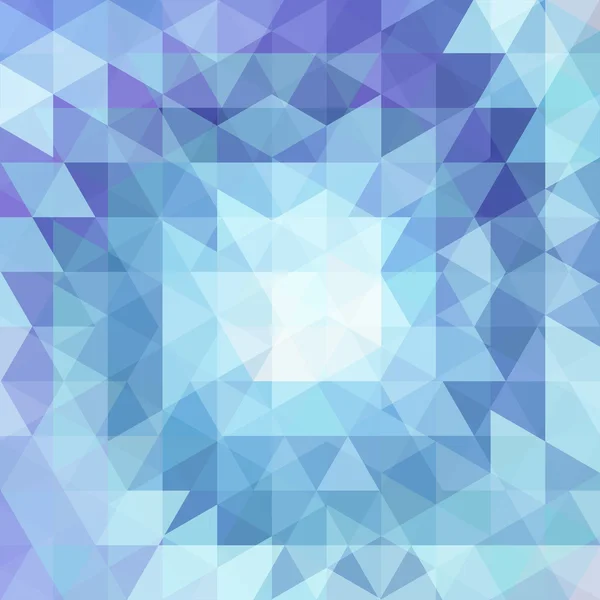 Fondo abstracto que consiste en triángulos blancos, azules, vector — Archivo Imágenes Vectoriales