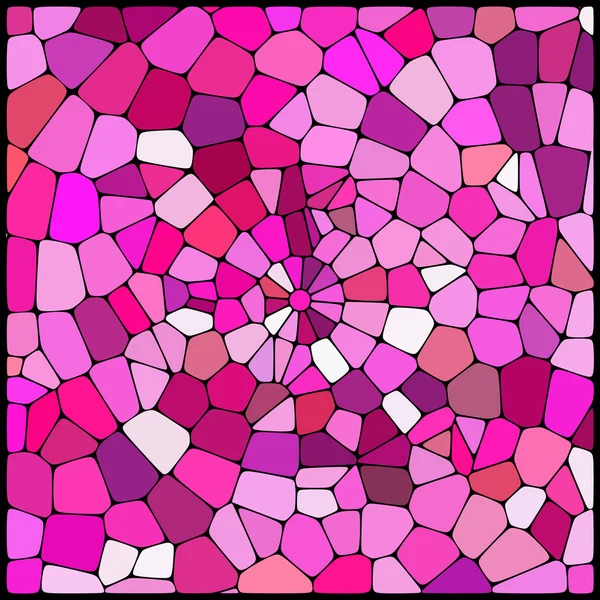 Fondo abstracto que consta de rosa, formas geométricas blancas — Archivo Imágenes Vectoriales