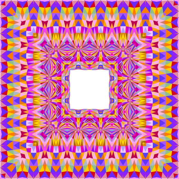 Colorful vector Frame. Geometric Design Style for Hipster Art. — Stockvector