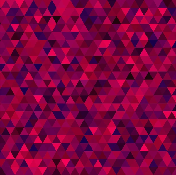 Fond abstrait composé de petits triangles roses violets — Image vectorielle